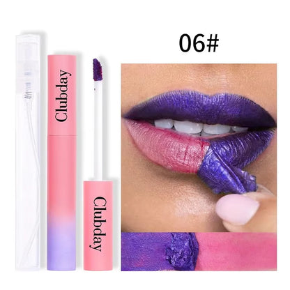 Waterproof Peel-Off Lipgloss Matte Lip Tinted Long Lasting Lipstick Lip Glaze Makeup Beauty Sexy Red Tear-Off Lip Stain Cosmetic