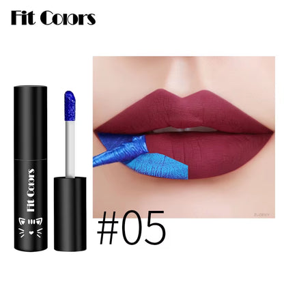 Waterproof Peel-Off Lipgloss Matte Lip Tinted Long Lasting Lipstick Lip Glaze Makeup Beauty Sexy Red Tear-Off Lip Stain Cosmetic